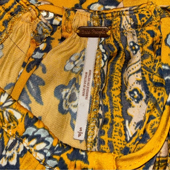 Free People Yellow Tank Top - Picture 4 of 4